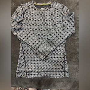 Smartwool Black and White Knit Top